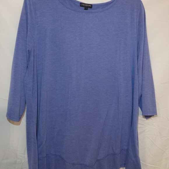 Lane Bryant Blue 3/4 Sleeve Top  Size 14/16 - Picture 1 of 5